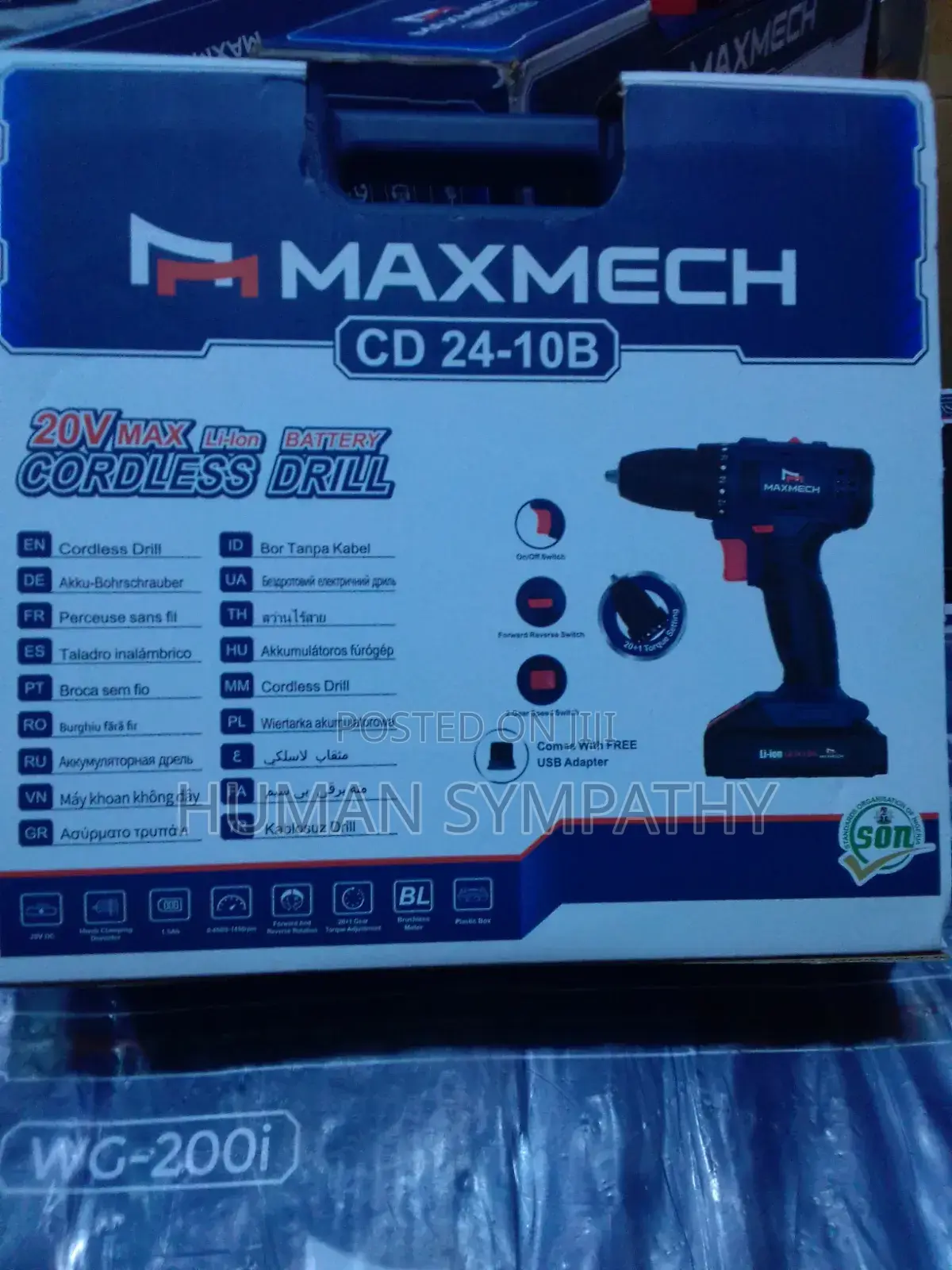 Cordless Battery Drilling 20V