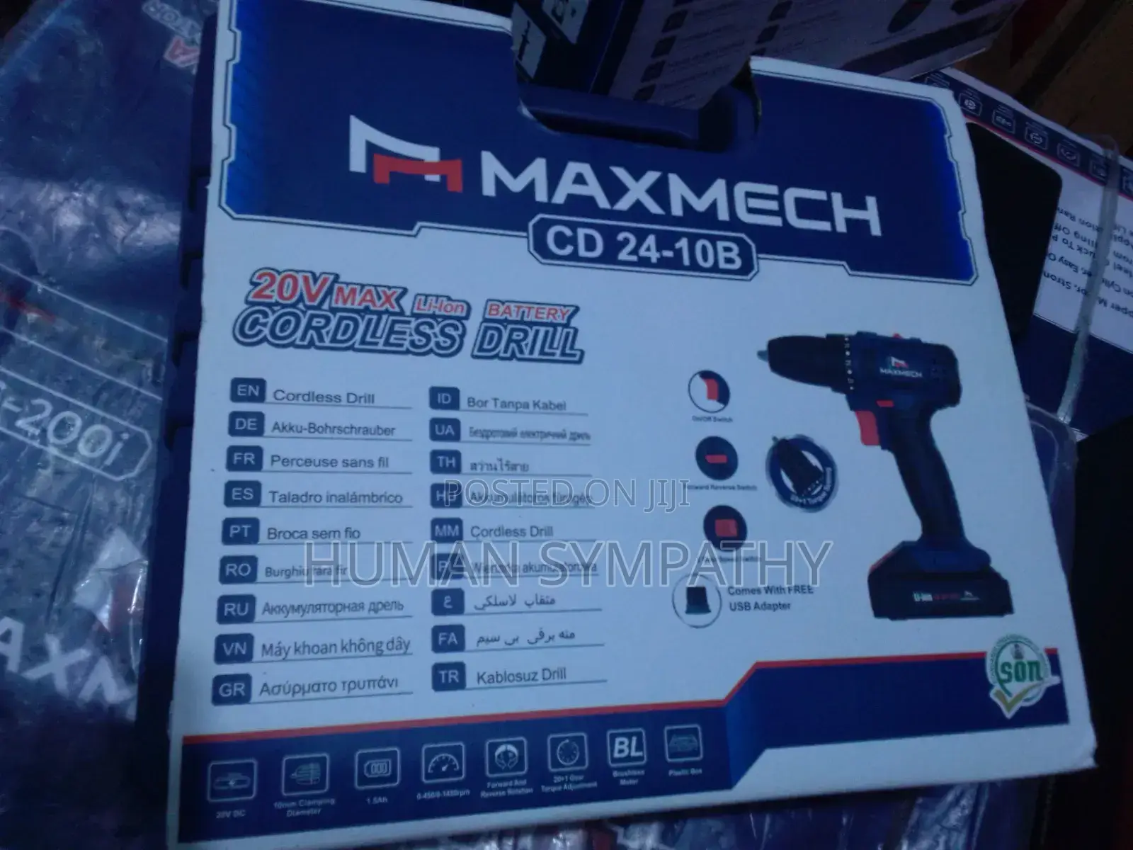 Cordless Battery Drilling 20V