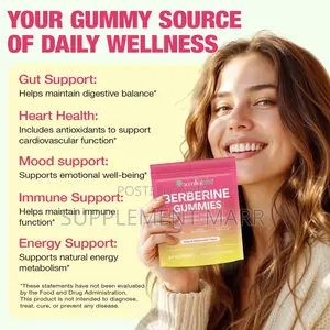 Berberine Gummies With Milk Thistle, Apple CIDER VINEGAR & CINNAMON