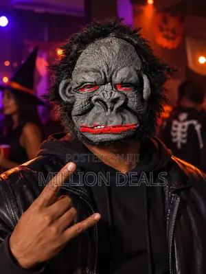 Ski Classic Gorilla Inspires Men's Party Face Mask