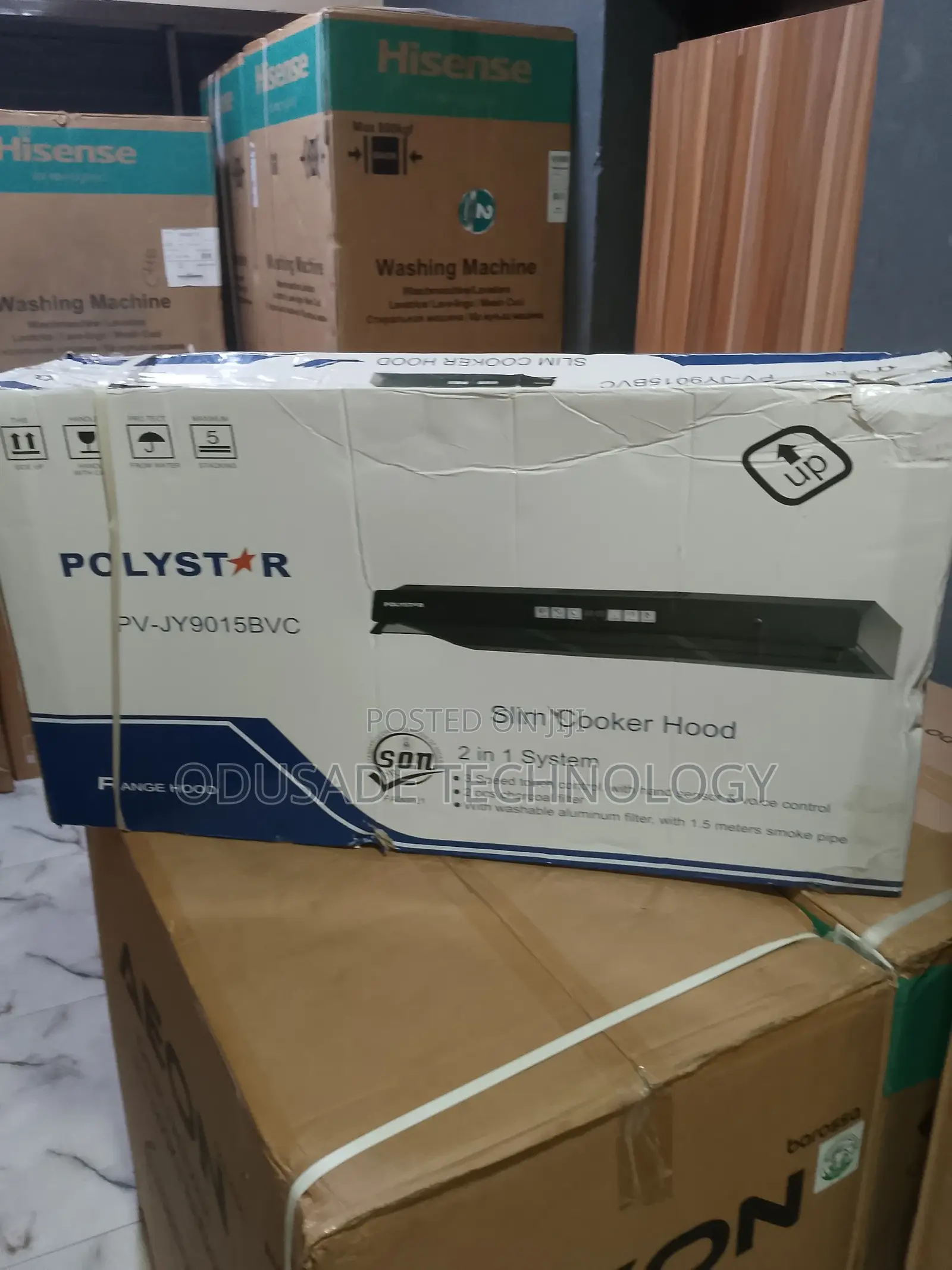 Polystar Pv-9015bvc 90cm Rangehood for a Cleaner Cooking Space
