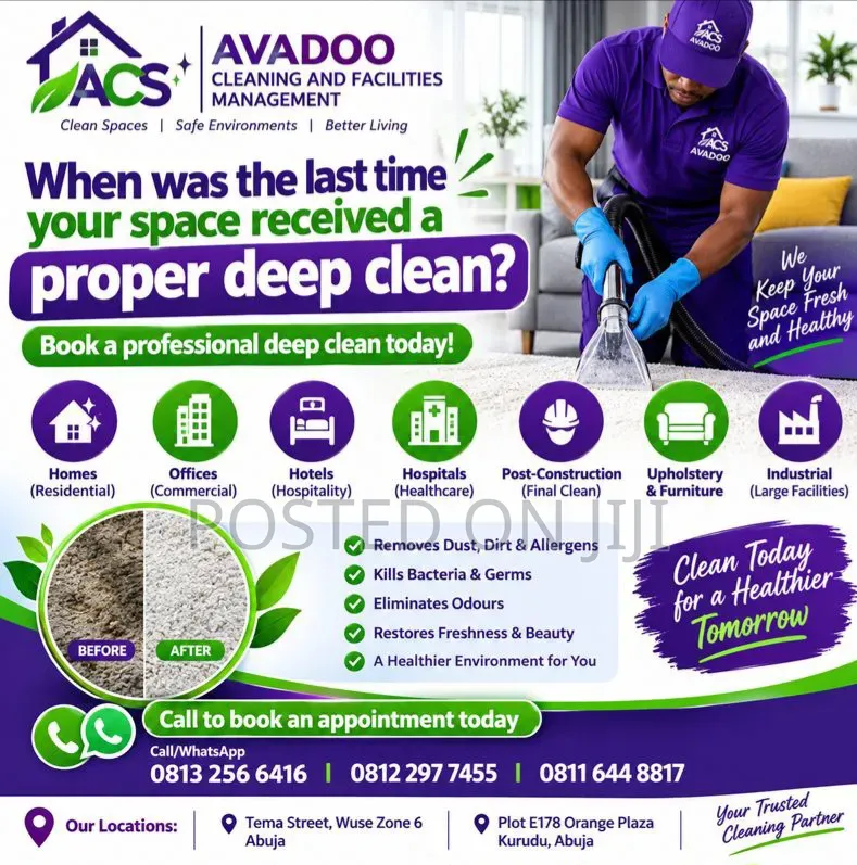 Bed and Mattress Deep Cleaning Abuja