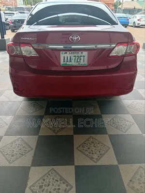 Toyota Corolla LE 4dr Sedan (1.8L 4cyl 4A) 2012 Maroon