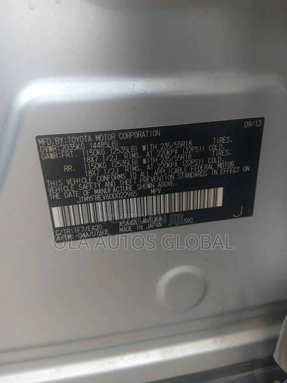 Toyota RAV4 2014 Silver