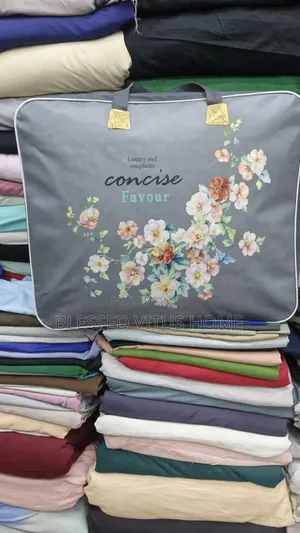 Premium Quality 6 by 6 Silk Cotton Duvet Set With Pillowcases