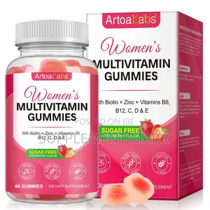 Women’s Multivitamin Gummies: Biotin + Zinc + Vit B6, B12, C, D & E