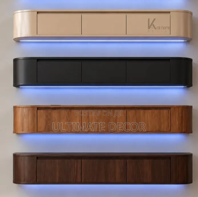 Curve TV Console