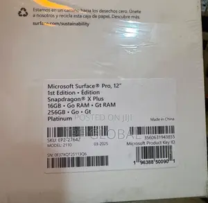 New Microsoft Surface Pro 16GB Qualcomm Snapdragon X Plus SSD 256GB