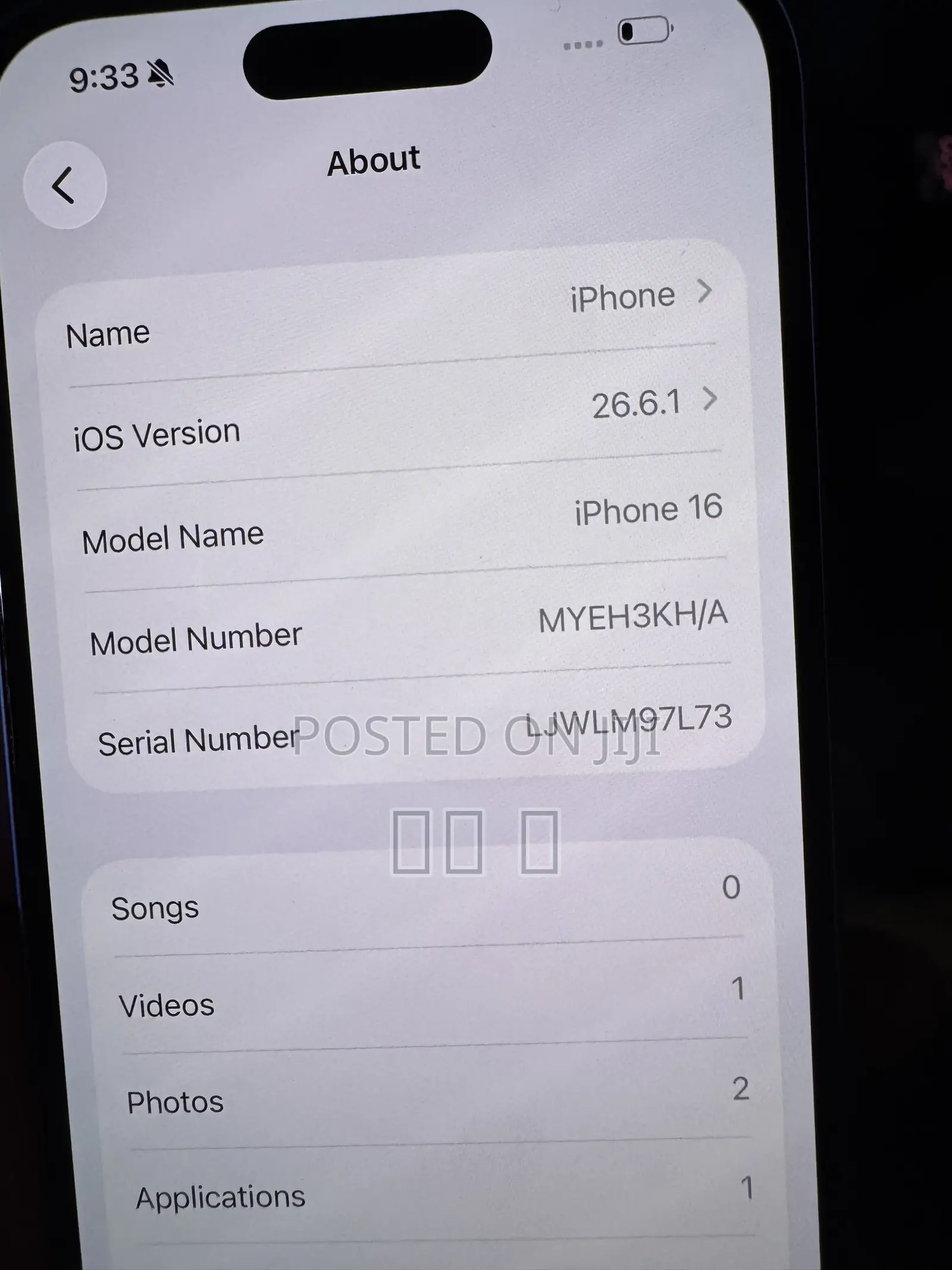 Apple iPhone 11 64 GB Black
