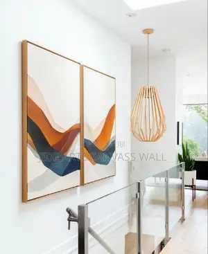 Split 2 Panels Modern Abstract Home Wall Art Decors