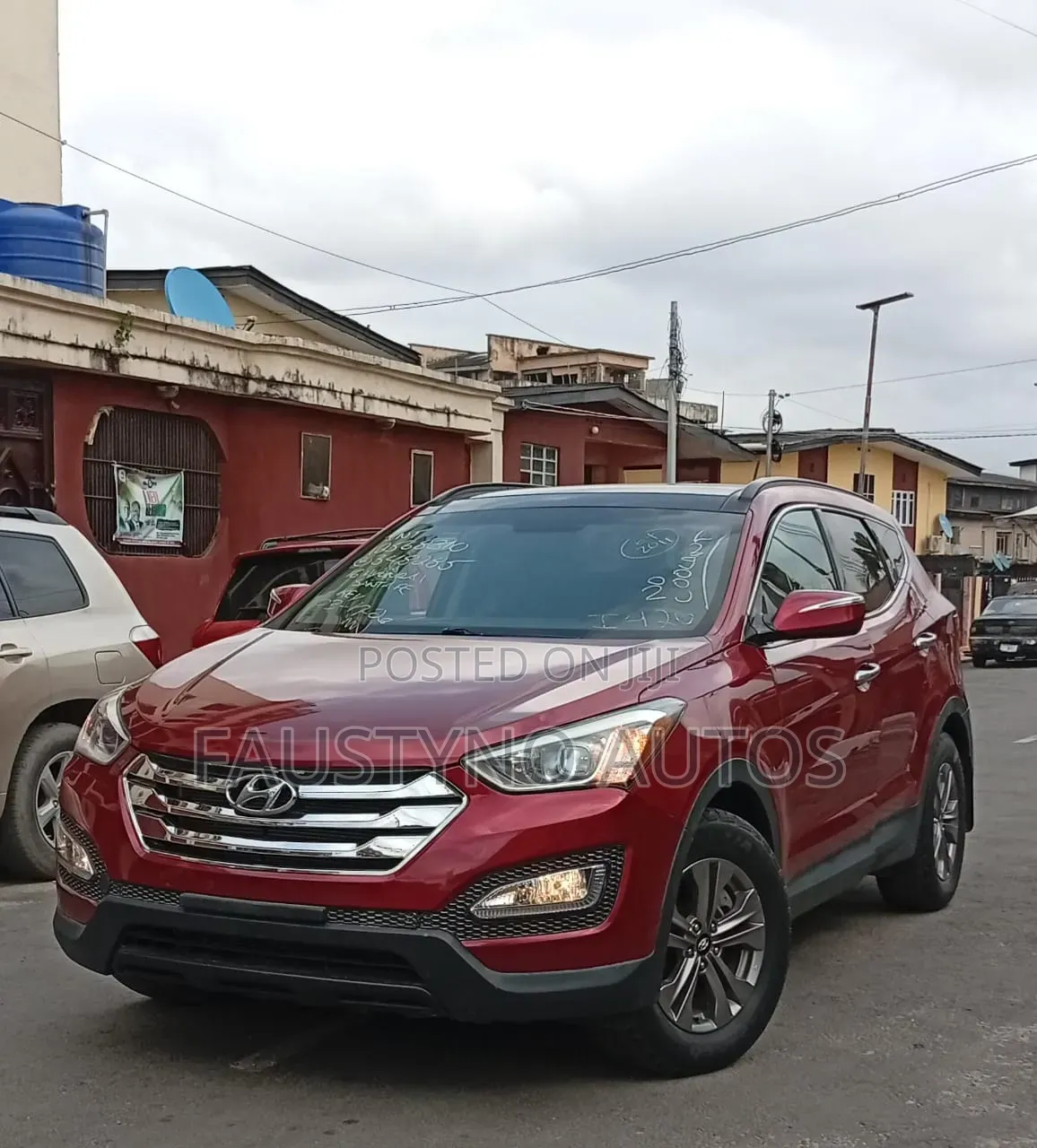 Hyundai Santa Fe SE AWD 2016 Red
