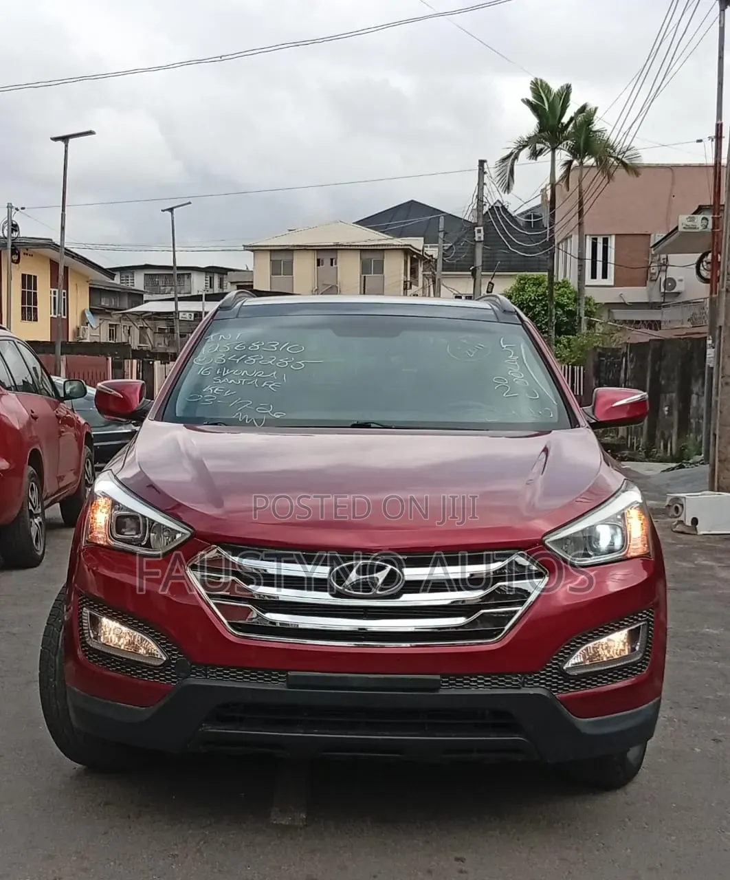 Hyundai Santa Fe SE AWD 2016 Red