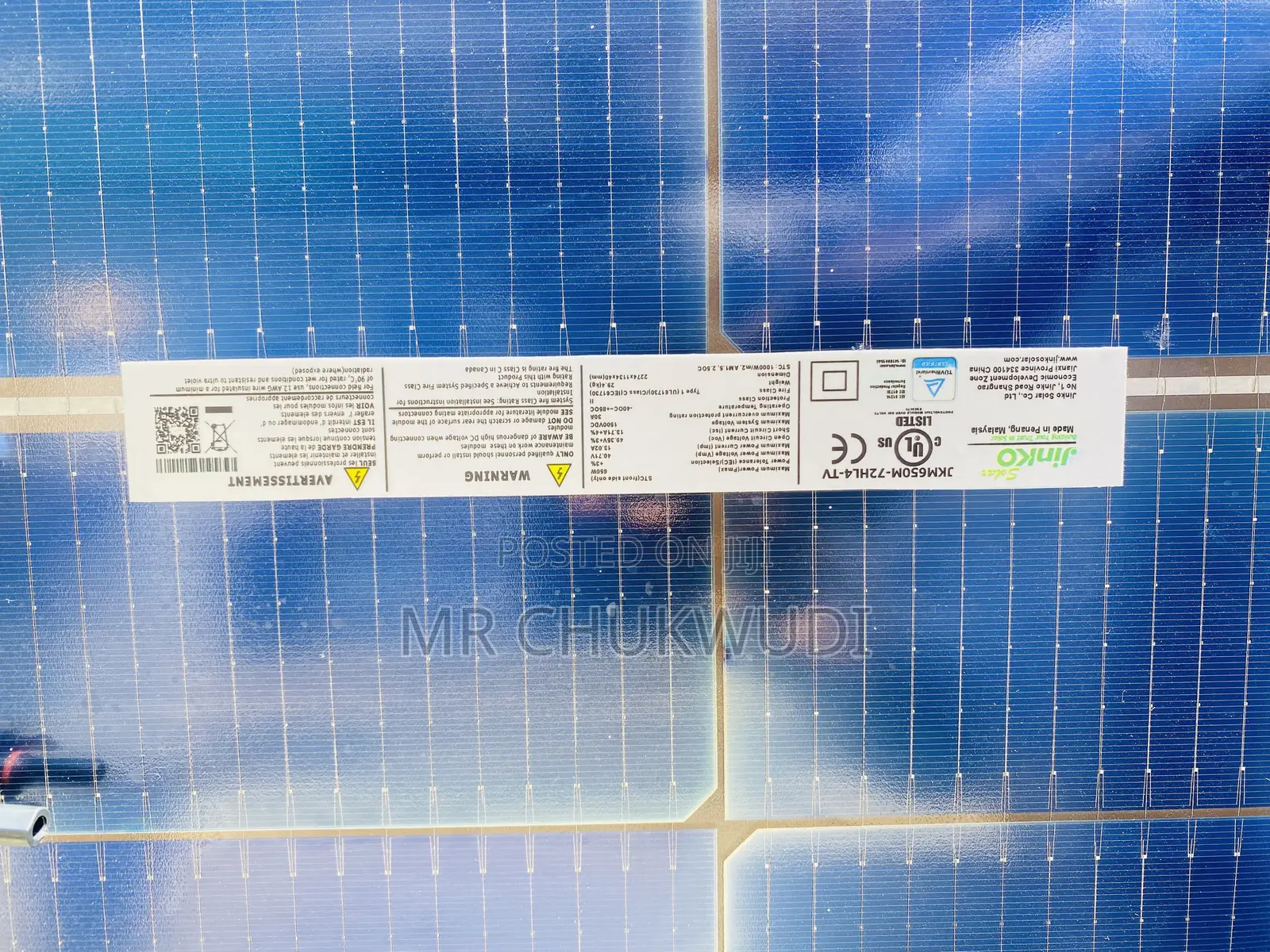 650w Jinko Solar Panels Is Available