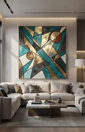 Modern Abstravt Coloring Art Wall Home Interior Decors