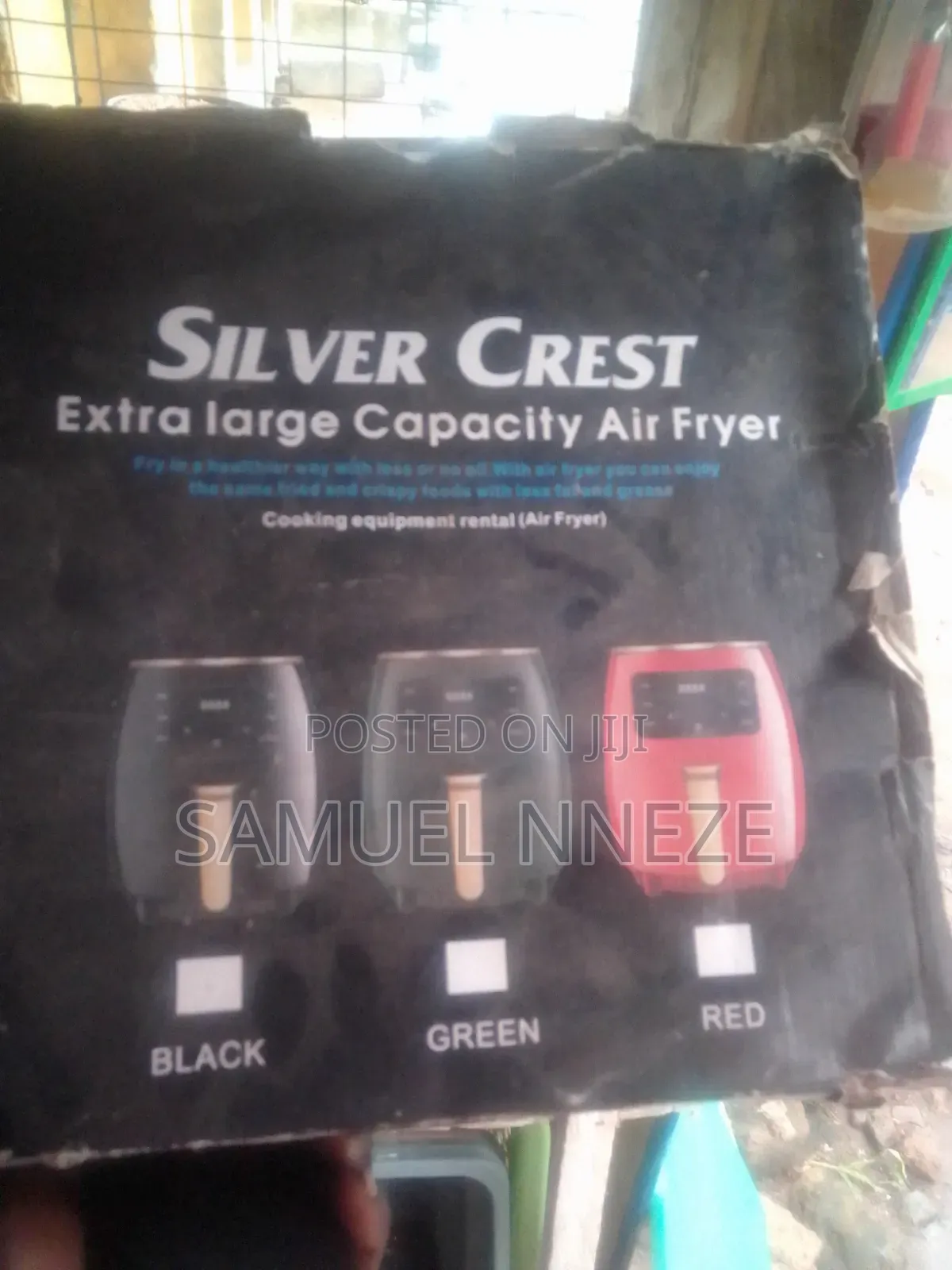 Air Fryer Sliver Crest