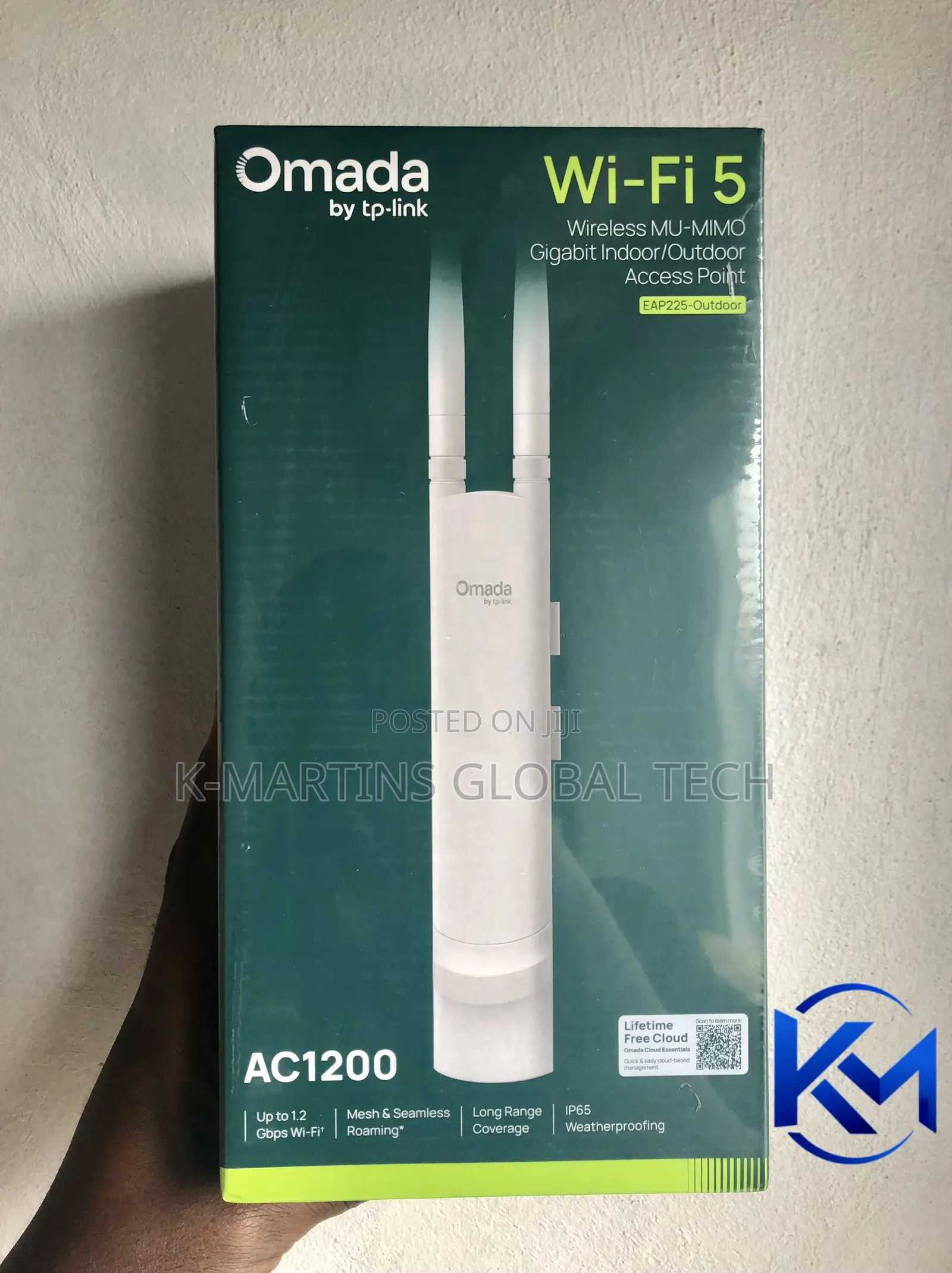 TP-Link EAP225 Outdoor AC1200 WiFi 5 Gigabit Access Point
