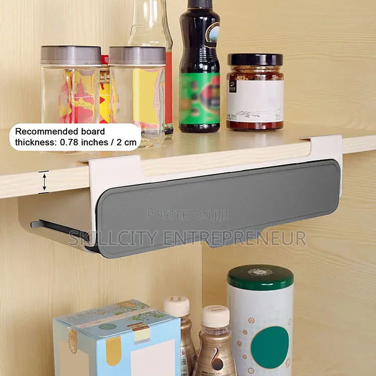 Under Shelf Pullout Kitchen Spice Rack