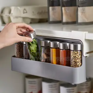 Under Shelf Pullout Kitchen Spice Rack
