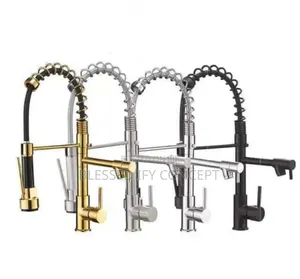 High Quality Big Brother Kitchen Mixer Tap, Gold, Chrome & Black