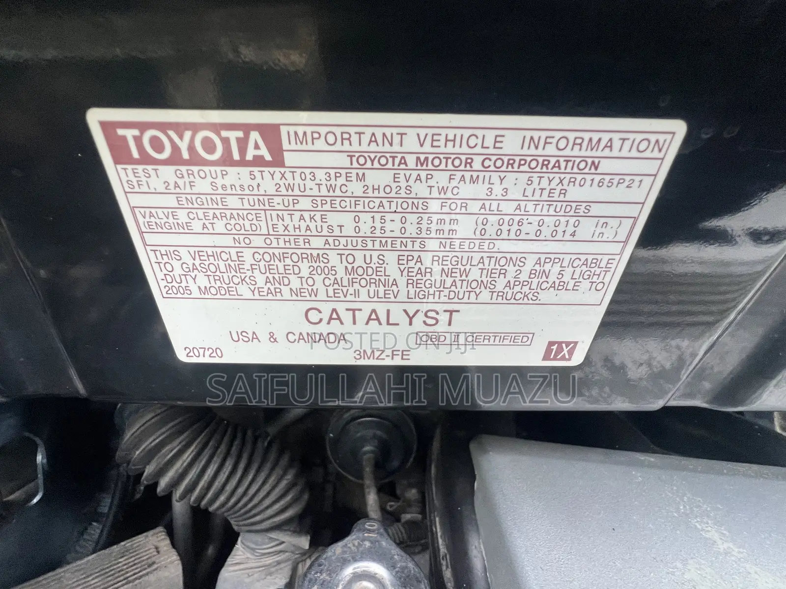 Toyota Sienna 2005 Blue
