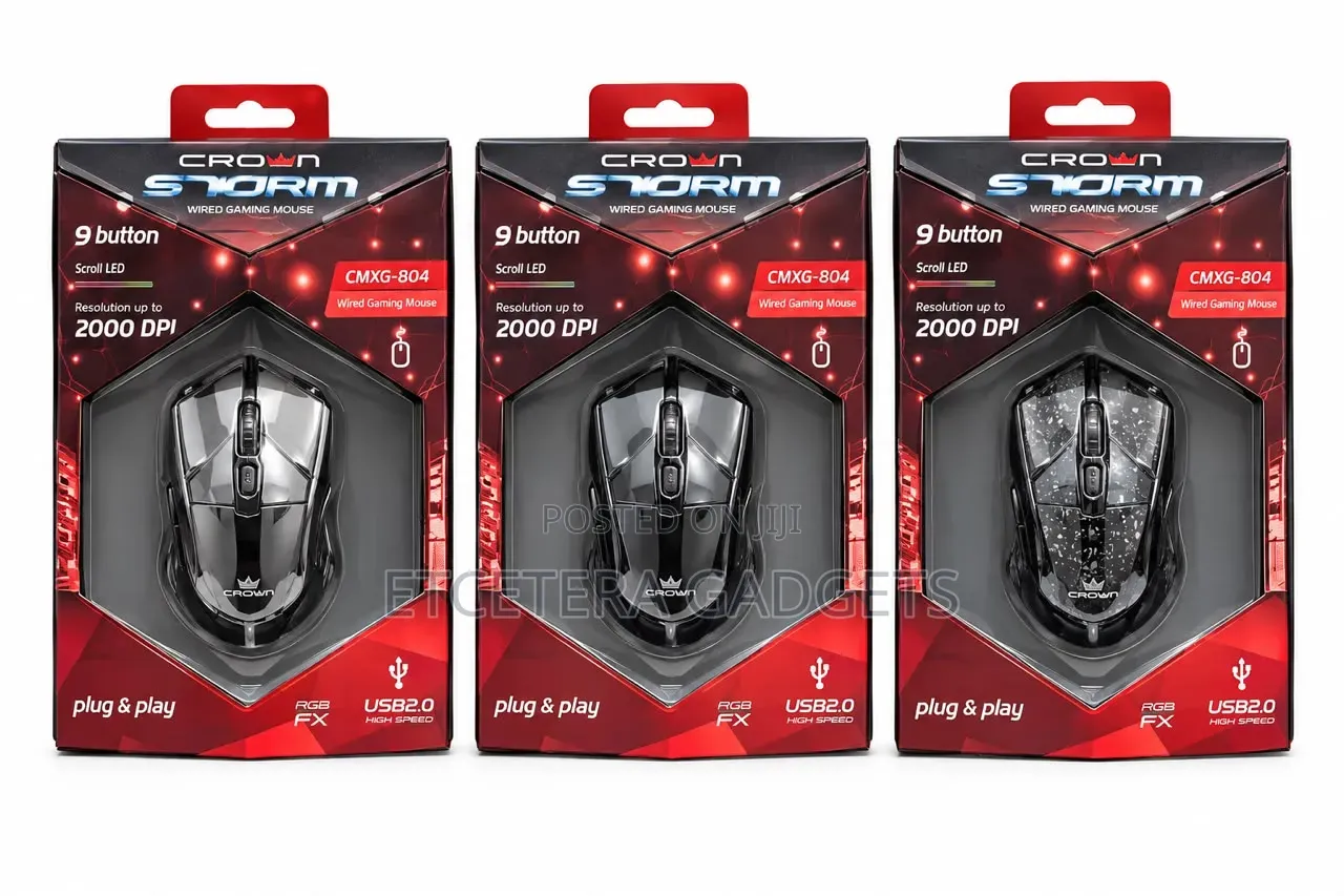 Crown Mouse CMXG-805 Wired Gaming Mouse