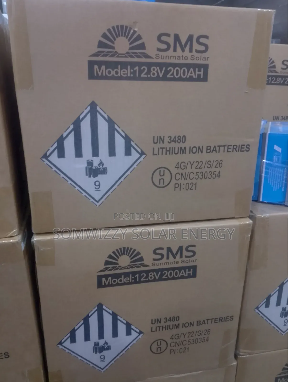 Original SMS 200ah Battery 12v With Display