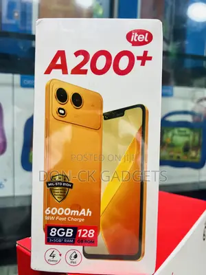 New Itel A200+ 128 GB Blue