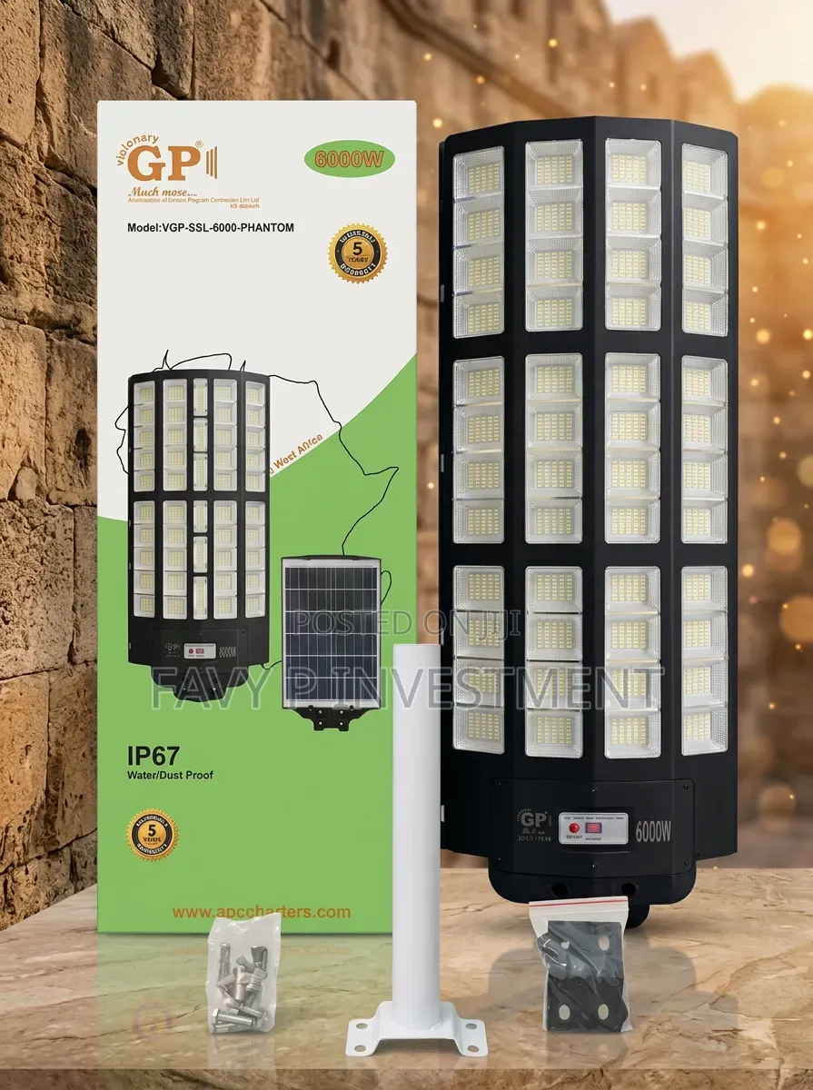 GP 6000W Solar Street Light VGP-SSL-6000-PHANTOM