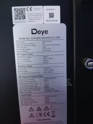 80kva 3face Deye Solar Hybrid Inverter