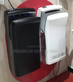 Wall-Mounted Automatic Industrial Hand Dryer – Black and White