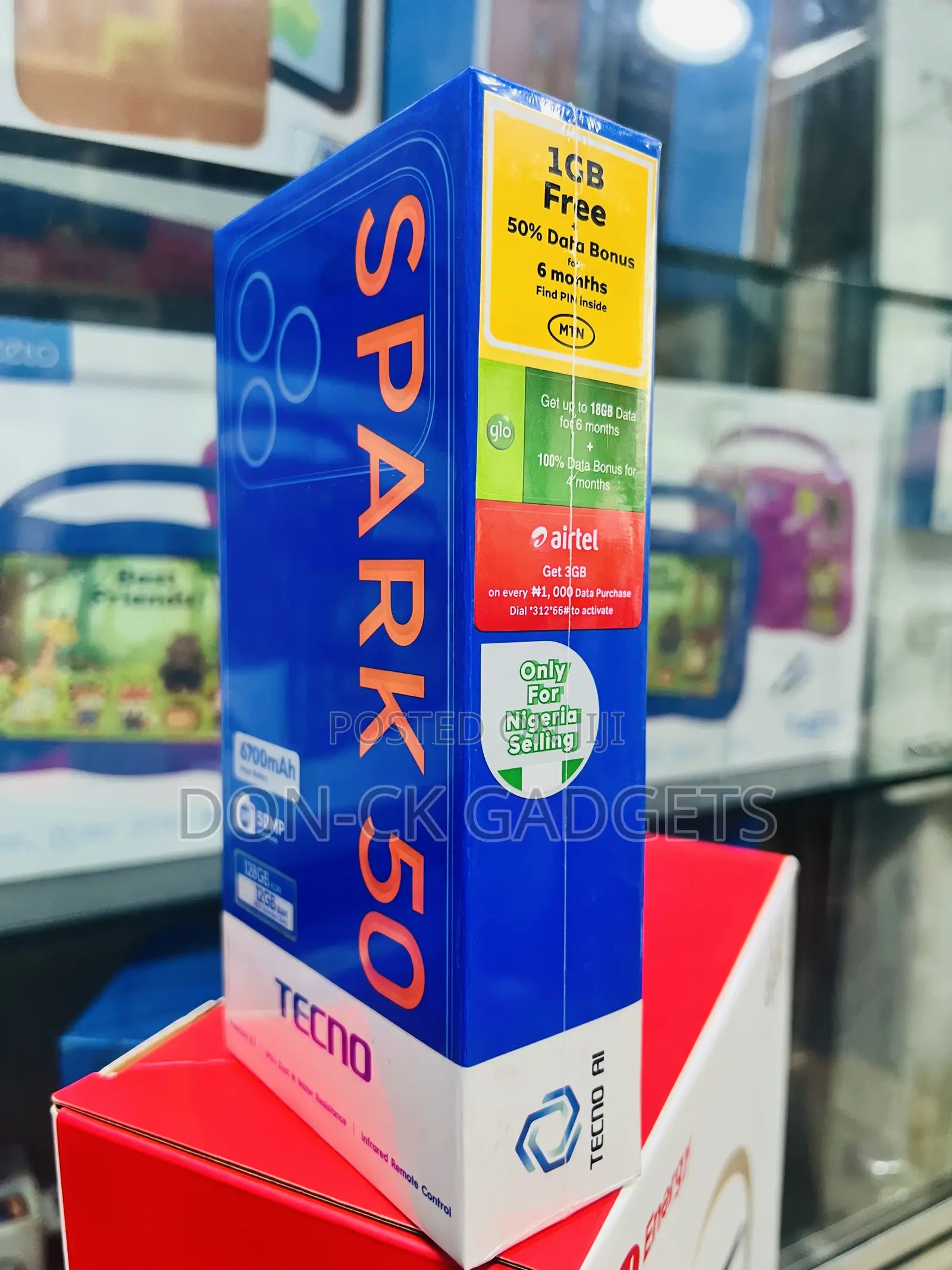 New Tecno Spark 50 128 GB Blue