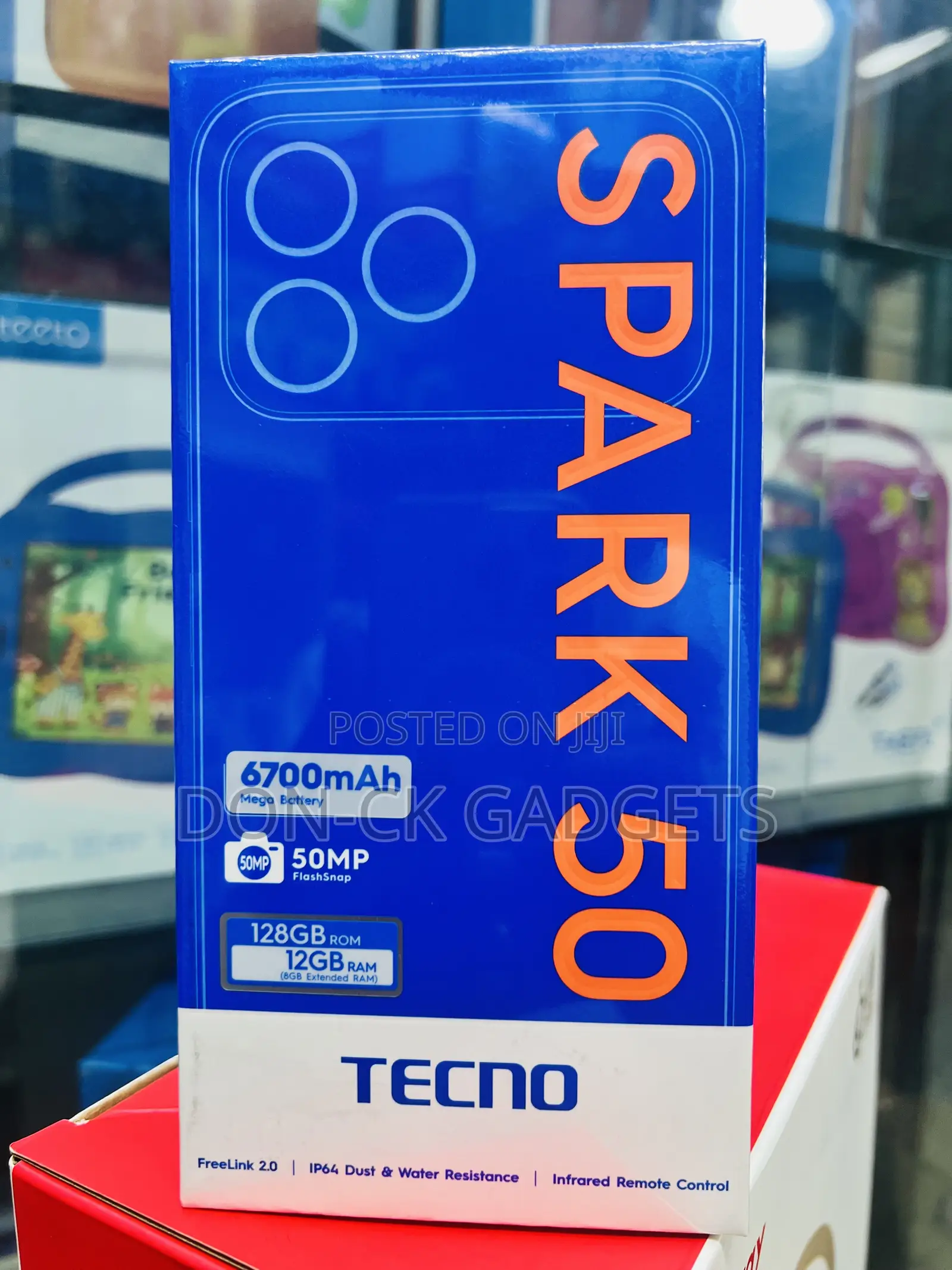 New Tecno Spark 50 128 GB Blue
