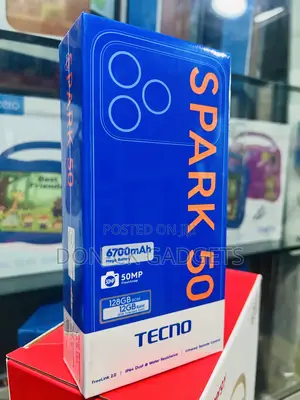 New Tecno Spark 50 128 GB Blue