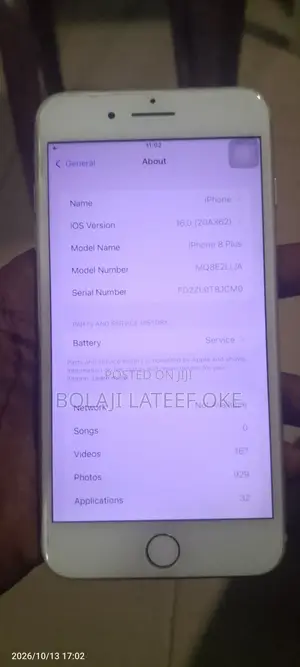 Apple iPhone 8 Plus 64 GB White