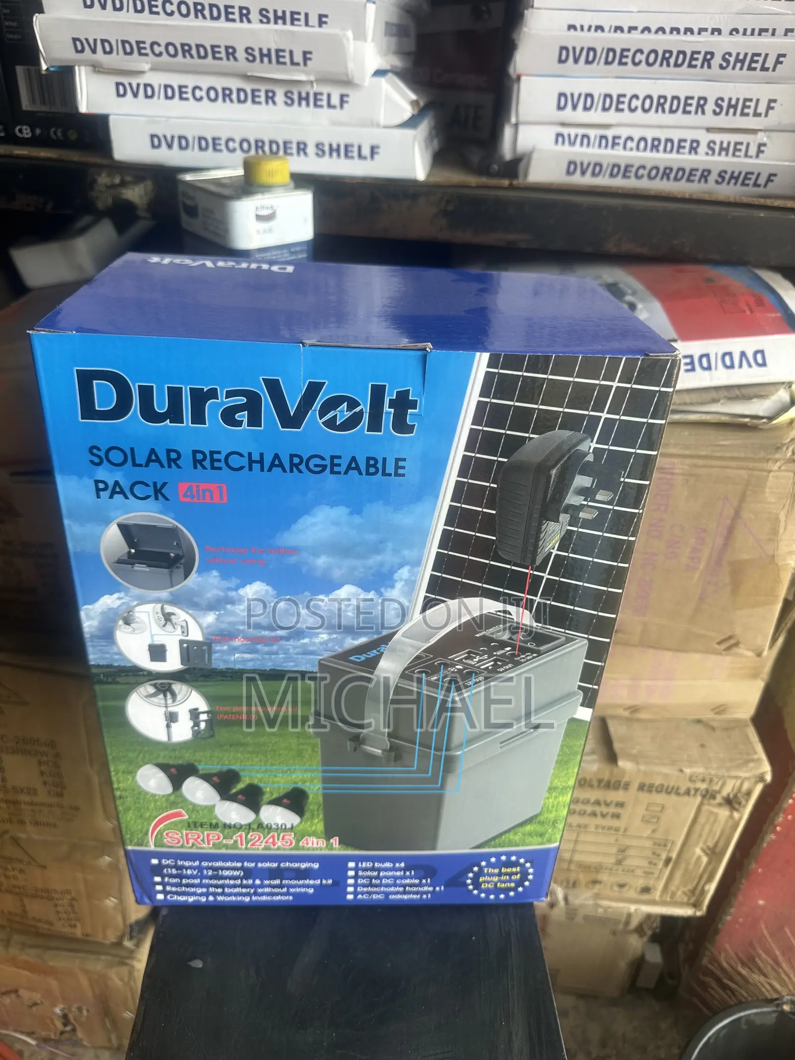 Duravolt Solar Rechargeable Pack