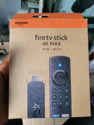 Amazon Fire TV Stick 4K MAX 16GB WiFi 6 With Alexa Voice Remote