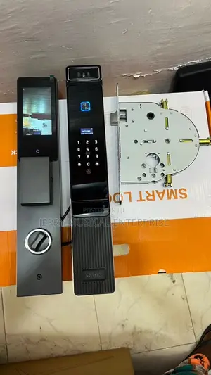 Full Smart Door Lock With Face ID and Password Screen