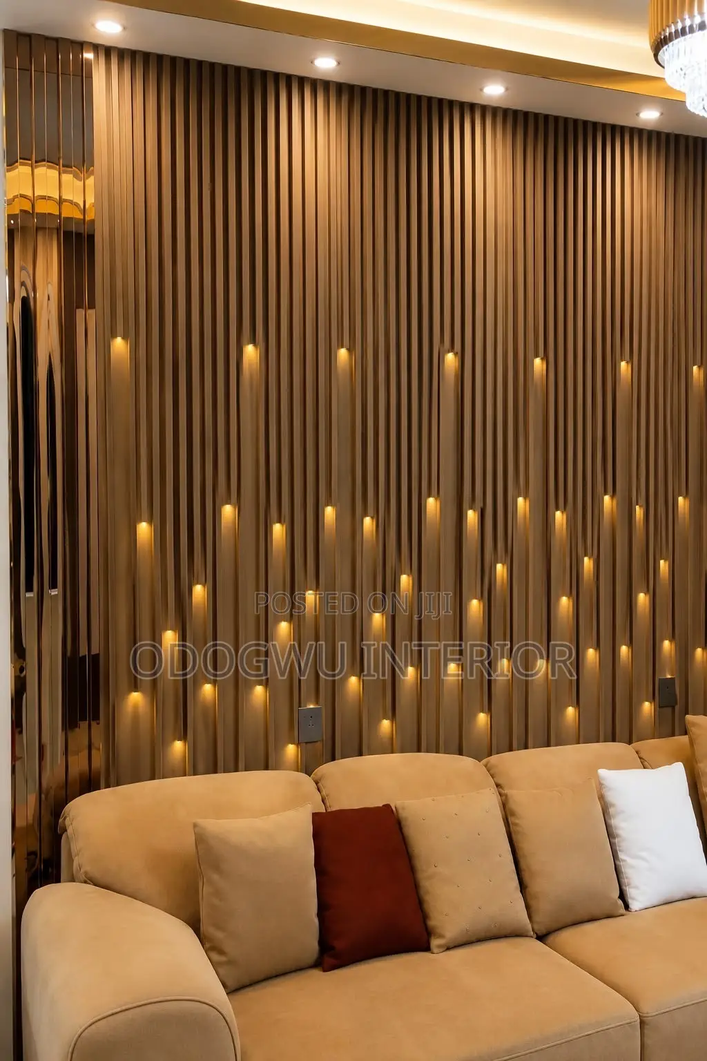 Top Tier Fluted Panel Decor