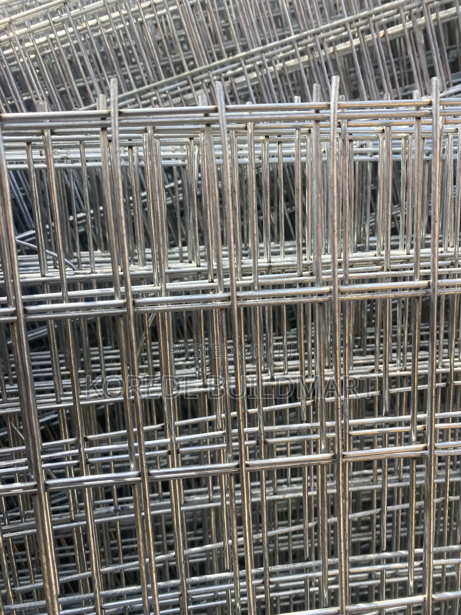 2x1 Inch 2mm by 12ft Galvanized Wire Mesh Sheet