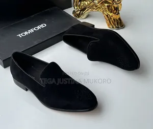 Luxury Tom Ford Men's Suede Flat Shoes