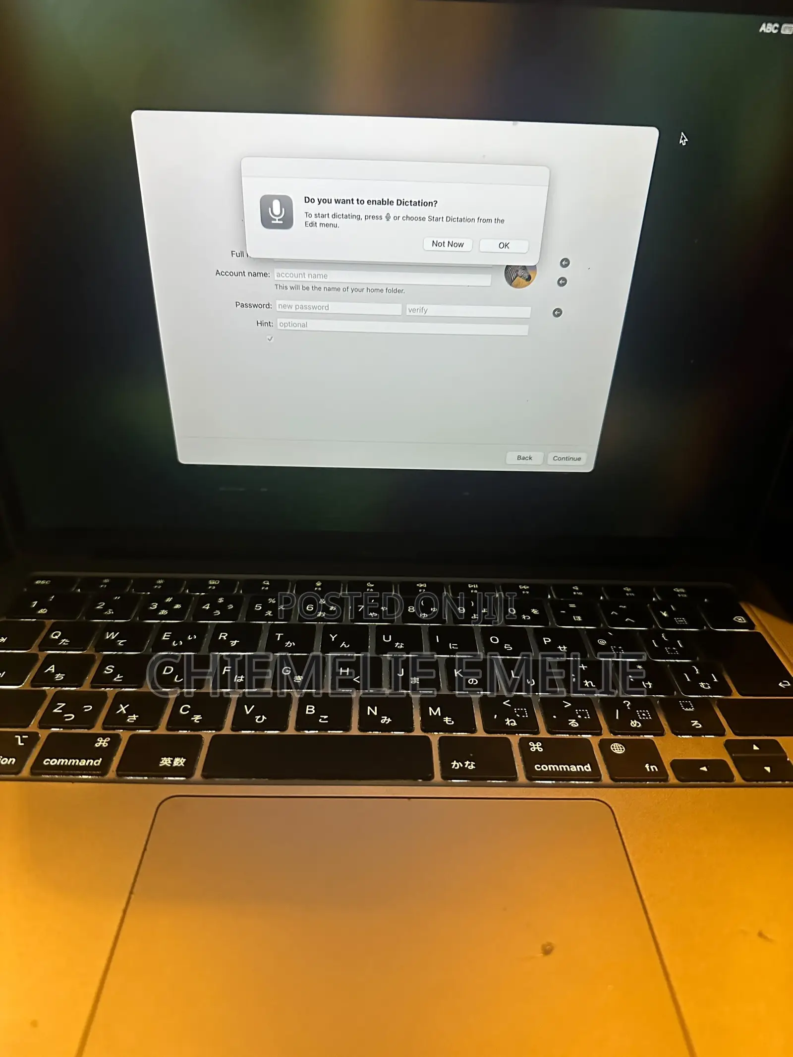 Laptop Apple MacBook Air 2020 M1 8GB Apple M1 Pro SSD 256GB