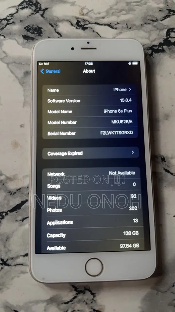 Apple iPhone 6s Plus 128 GB White