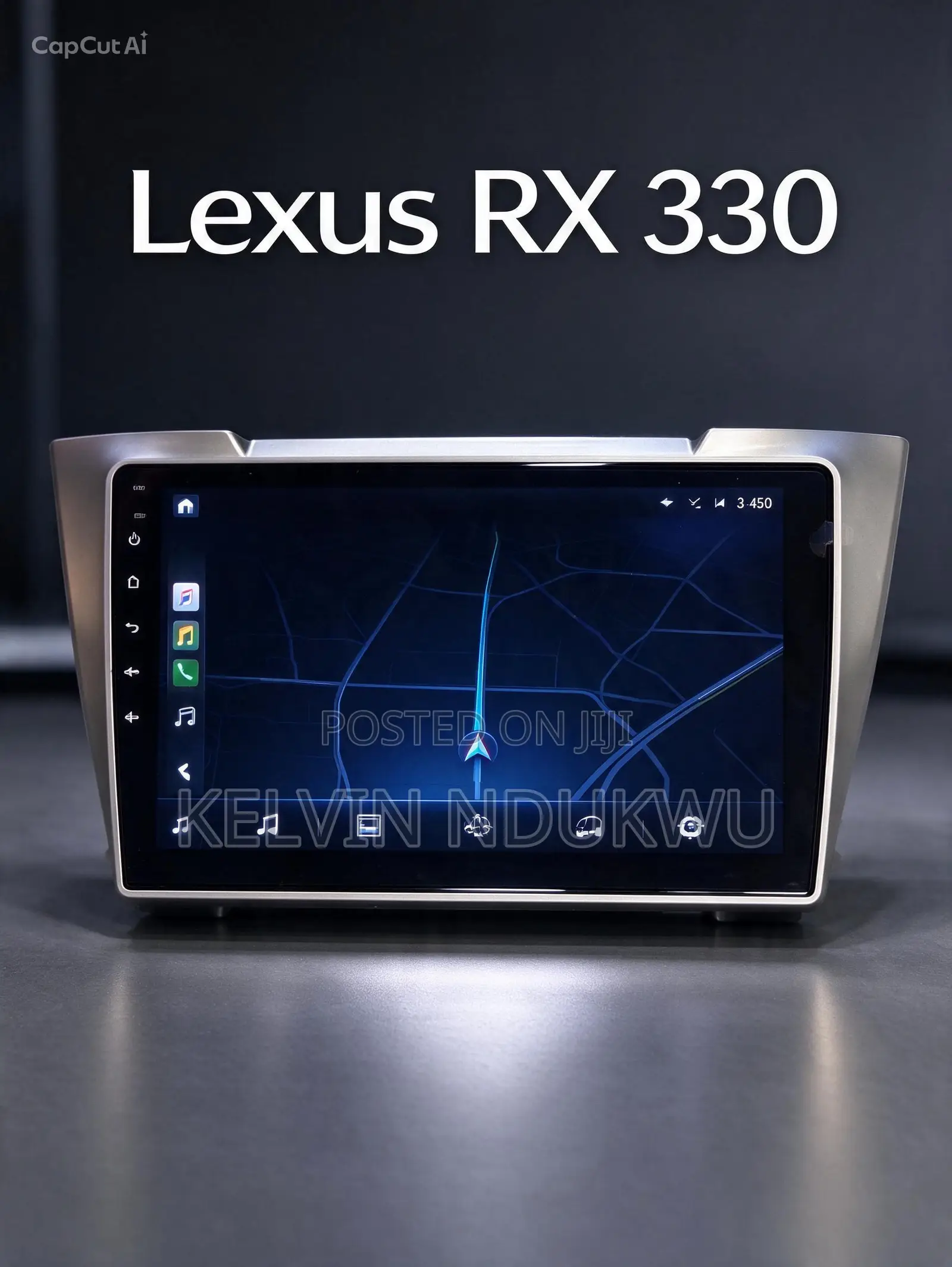 Lexus RX 330 Android Screen With Apple CarPlay