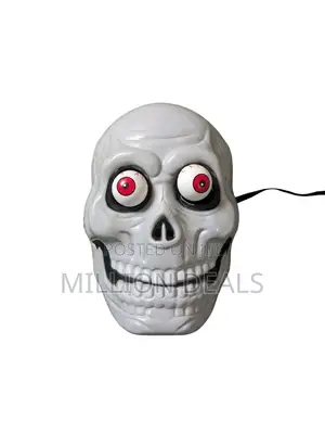 Crazy Googly-Eye Skeleton Horror Party Face Mask