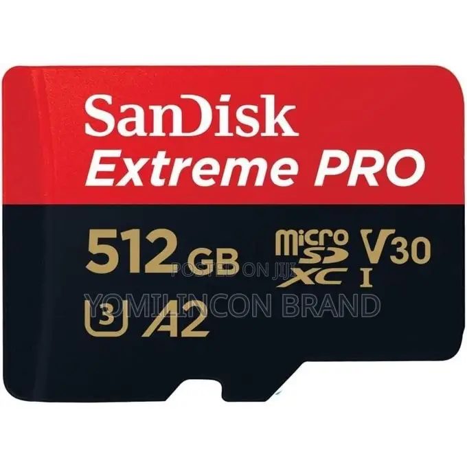 SanDisk Extreme PRO microSDXC UHS-I Memory Card 512 GB + Adapter