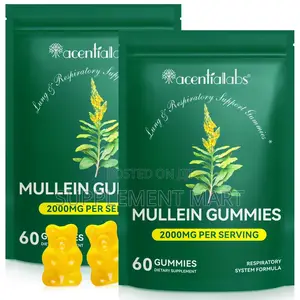 Mullein Gummies – Lung & Respiratory Support Gummies – 60 Units