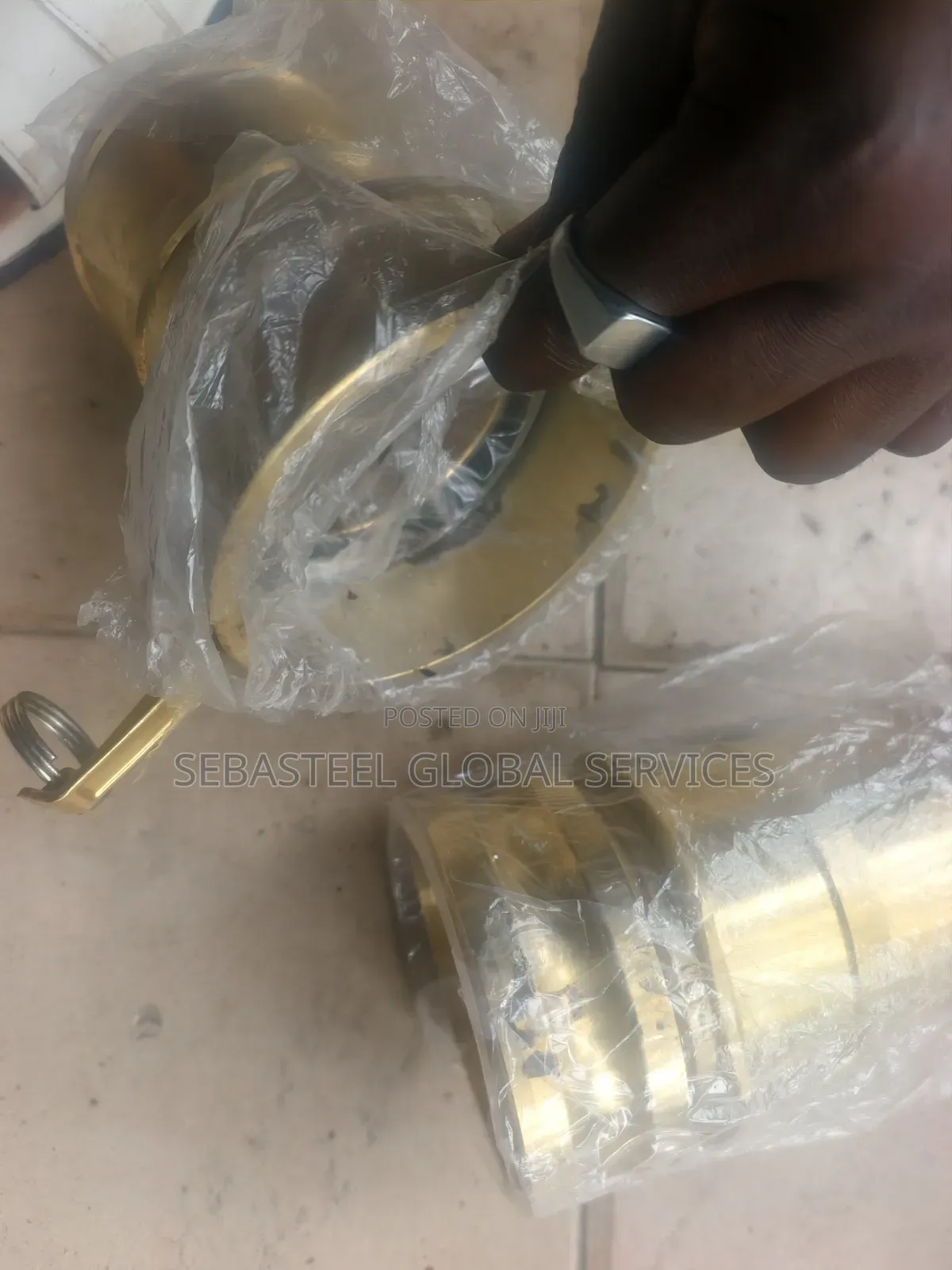 4" Brass Camlock Complete Set