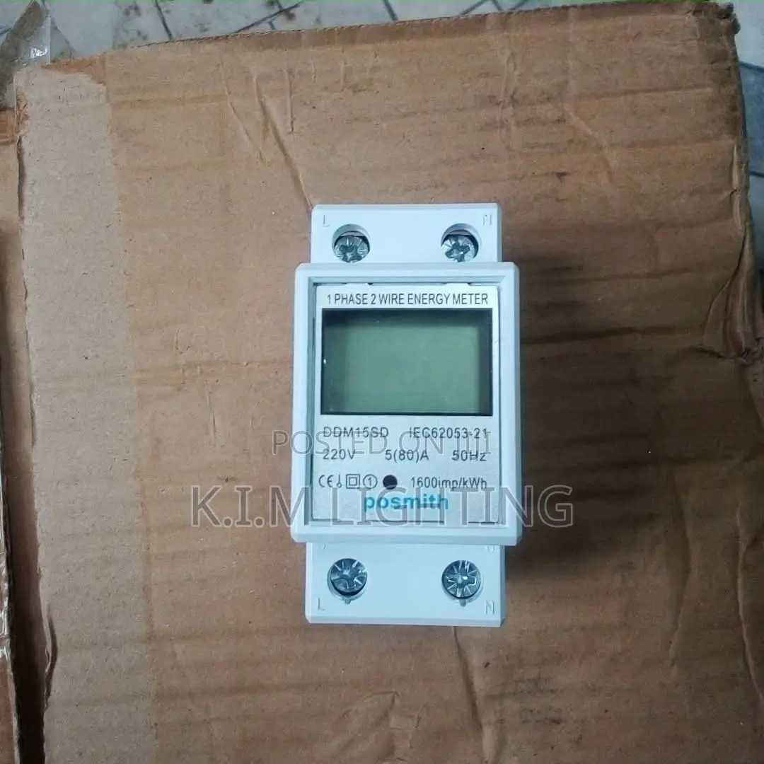 Single Phase Electric Check Meter Consumption / KWH 60A