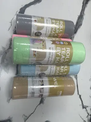 20 PCS Reusable Microfiber Tear Towel Roll
