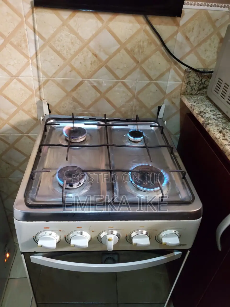 Gas Burner With Oven